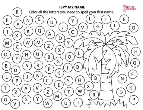 I Spy Printable with Alphabet - Reading adventures for kids ages 3 to 5