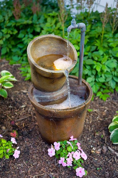 Old Water Fountain Planter for Garden Flowers