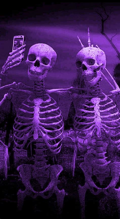 Share 82+ purple skeleton aesthetic wallpaper best - in.coedo.com.vn