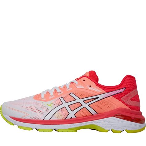 Buy Asics Womens GT-2000 Stability Running Shoes White/Laser Pink