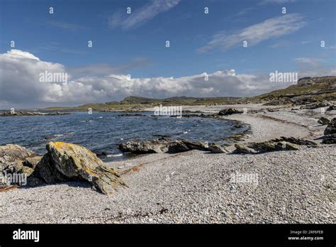 South Western Colonsay beaches on Colonsay, an island in the Inner Hebrides of Scotland. It is ...