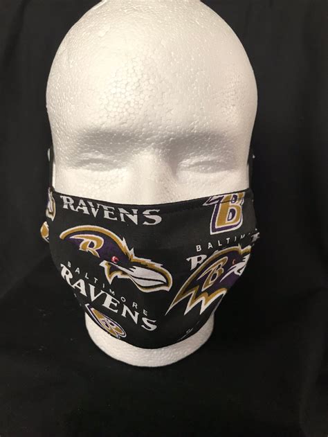 Baltimore Ravens Face Mask | Etsy