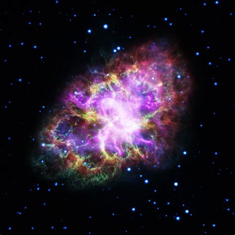 Hubble Image of the Week - Crab Nebula in Bright Neon Colors