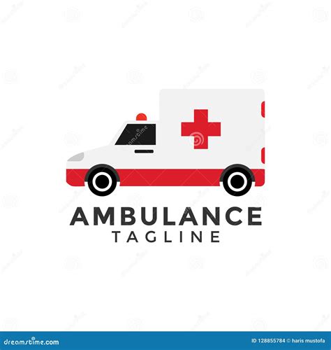 Ambulance Car Graphic Design Element Vector Illustration Editorial ...