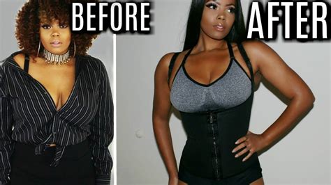 $14 WAIST TRAINER VS PLASTIC SURGERY| WAIST TRAINING BEFORE & AFTER ...