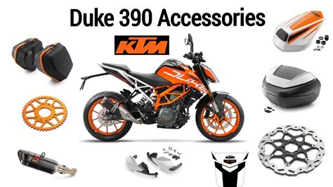 KTM Duke 390 accessories - YouTube