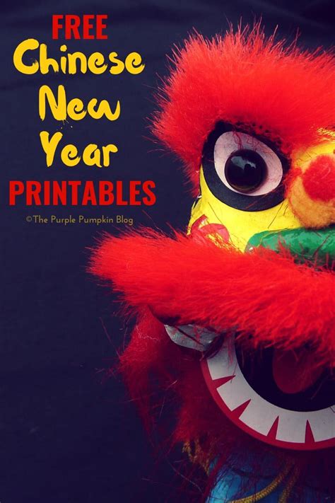 Free Chinese New Year Printables