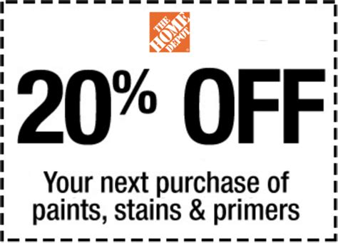 Home Depot 20% Off Paints Coupon Delivered Instantly to your Inbox ...