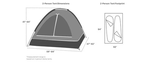 Tent Size Chart for Camping and Hiking Expeditions | Sportsman's Warehouse