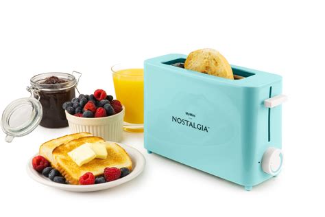 Nostalgia MyMini NMSST1AQ Single Slice Toaster, Aqua - Walmart.com