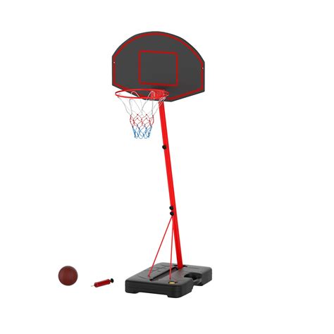 Basketball ZJB Protable Junior Basketball Hoop with Backboard 149-195cm Height-Adjustable Kids ...