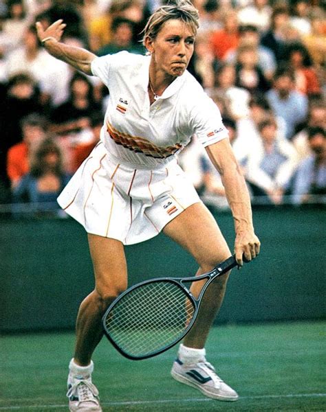 Martina Navratilova, arguably the greatest female tennis player of all ...