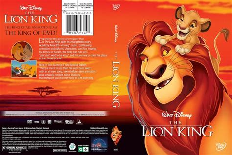 The Lion King (1994) DVD Cover | Lion king, Movie covers, Custom dvd