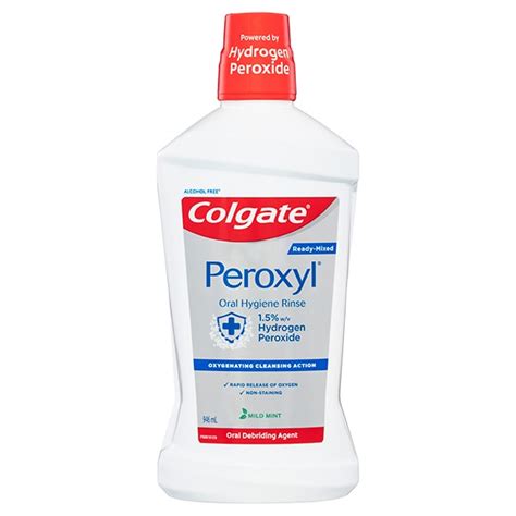 Colgate Peroxyl Oral Cleanser Alcohol Free Mouth Rinse In-Office 946 mL