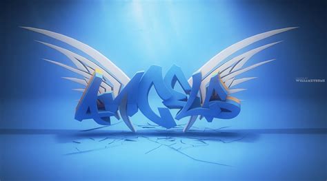 Angel Wings Graffiti :: Behance