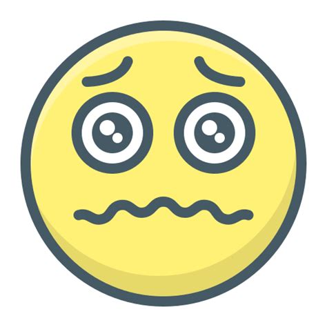 Alarmed, emoji, face, sad, saddened icon - Free download