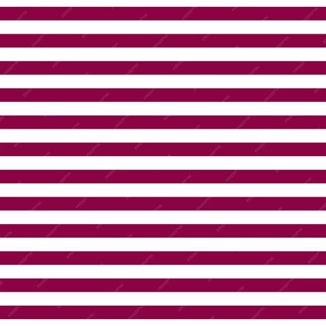 Premium Vector | White and burgundy horizontal stripes seamless pattern.