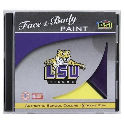 LSU Tigers Face & Body Paint Kit