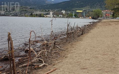 Penticton beaches inundated with debris | iNFOnews | Thompson-Okanagan's News Source