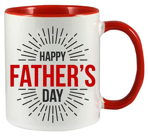 Buy The Gift Basket|Father's Day Coffee Mug-11 oz Ceramic Mug |Father's Day Gift for Dad|Happy ...