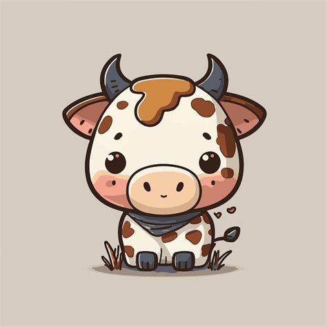 Cow Kawaii Cute Animal Icon Hi-res Stock Photography And, 43% OFF