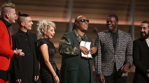 Stevie Wonder jokes about Braille, preaches accessibility at the Grammys