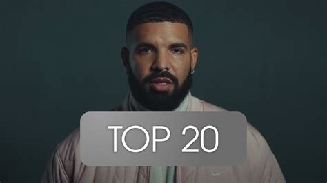 Top 20 Most streamed DRAKE Songs (Spotify) 04. September 2020 - YouTube