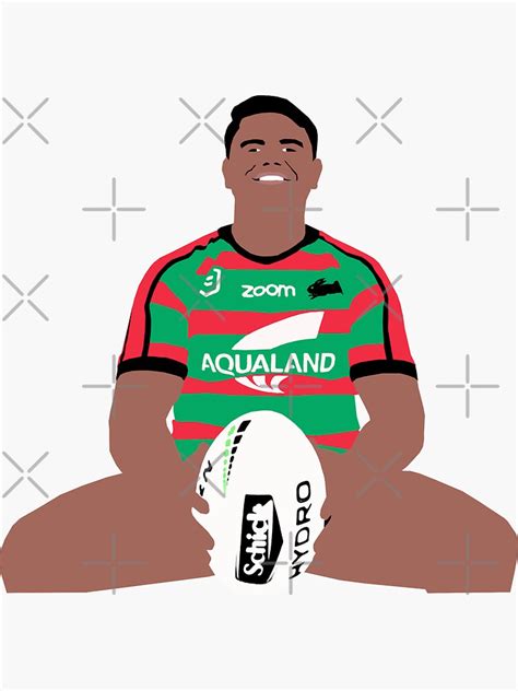 "Latrell Mitchell South Sydney Rabbitohs" Sticker for Sale by Rhys40 | Redbubble