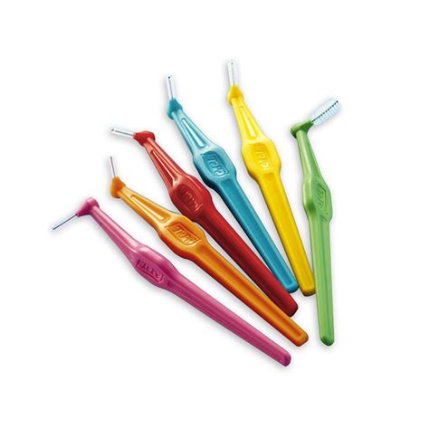 TePe Angle Interdental Brush - Size 4 Yellow 0.7mm 25pk | The House of Mouth™