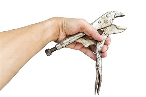 Locking Pliers In Hand Construction, Industry, Female, Labor PNG ...