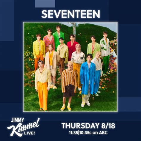 SEVENTEEN To Perform On "Jimmy Kimmel Live!" | Soompi