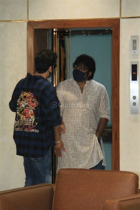 Ranbir Kapoor Bumps Into Sandeep Reddy Vanga At T-Series Office