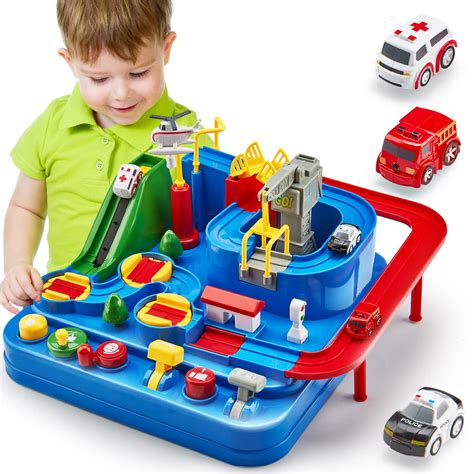 Buy Toys for 3 Year Old Boys Birthday Gift - Large Race Track - 3 Year ...