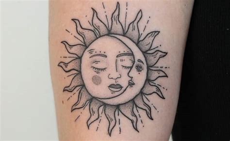 Tatuagem de sol e lua: 55 ideias que vão te encantar