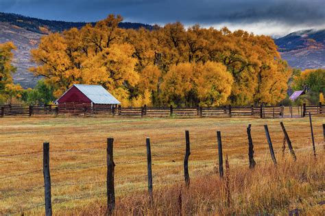 Fall On The Farm Photograph by John De Bord - Pixels