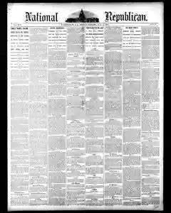 National Republican Newspaper Archives, May 12, 1876, p. 1