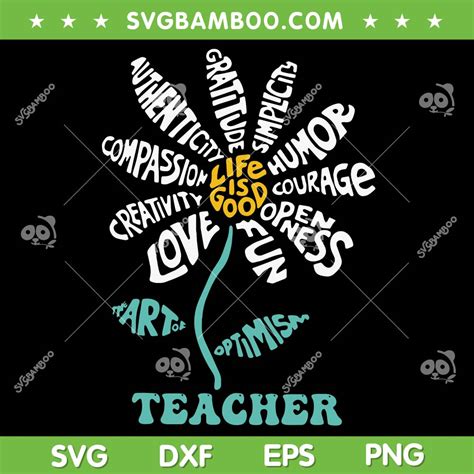 Life Is Good Teacher SVG PNG