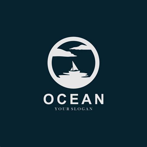 Ocean Logo Design Vector Ideas 12616618 Vector Art at Vecteezy