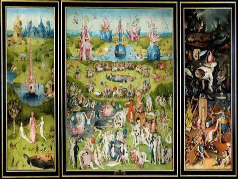 Hieronymus Bosch's The Garden of Earthly Delights Painting by Vintage ...