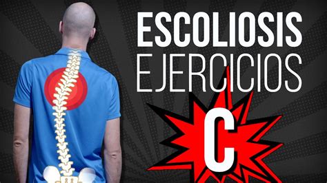 ESCOLIOSIS en C 👉 EJERCICIOS correctivos - YouTube