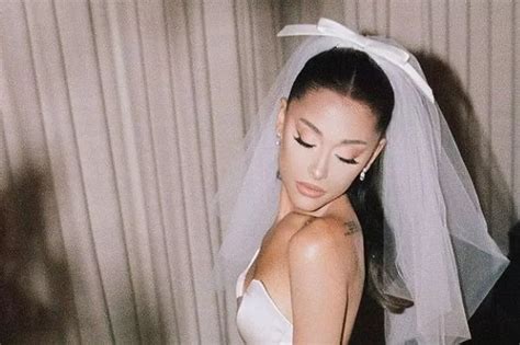 Ariana Grande shares first photos from her wedding day - and she's the most stunning bride ...