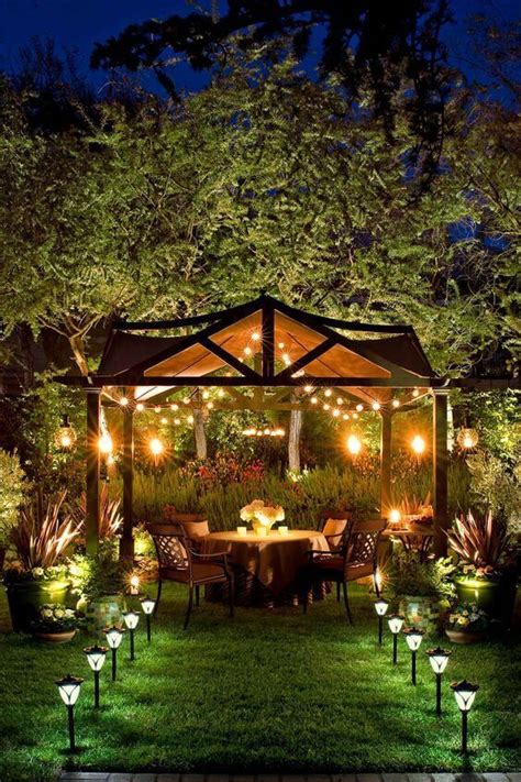 32 Bright Outdoor Pavilion Lighting Fixtures | Backyard landscaping ...