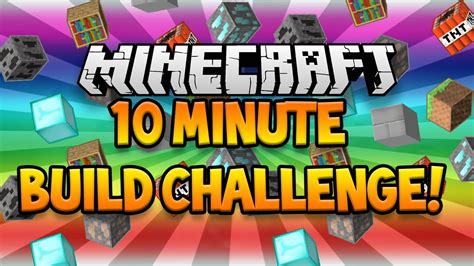 MINECRAFT 10 MINUTE BUILD CHALLENGE!! - YouTube