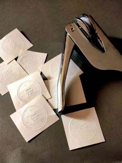 Personalized Paper Embosser Stamp - Artangle90