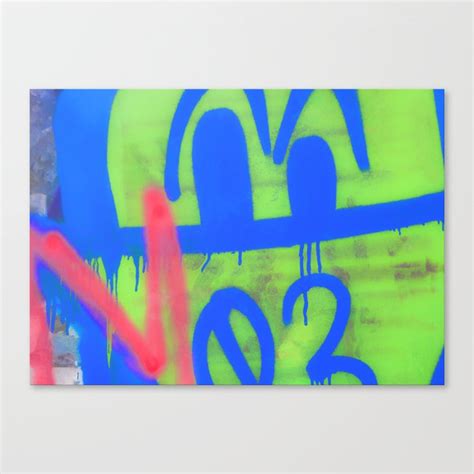 Downtown LA Graffiti - Street Art Canvas Print by MIBE | Society6