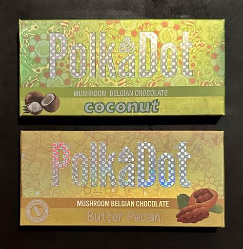 2 Pack PolkaDot Magic Shroom Chocolate Bars – dreameryshrooms.com