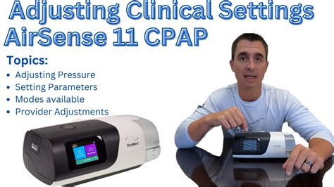 How to Adjust Clinical Settings - AirSense 11 CPAP - YouTube