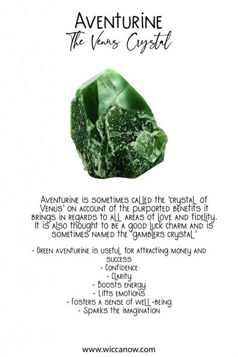 Aventurine - The 'Crystal Of Venus'