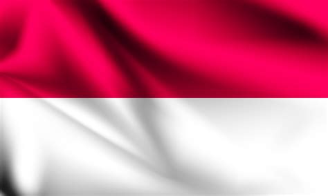 Indonesia 3d flag 1228892 Vector Art at Vecteezy