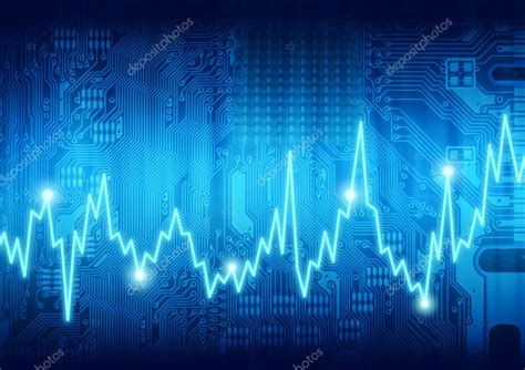 Digital computer heartbeat — Stock Photo © anterovium #9552893